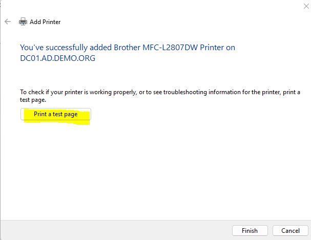 Printer. Plan Ad. File Printer Sharing in AD Walkthrough - by Bill Sanders