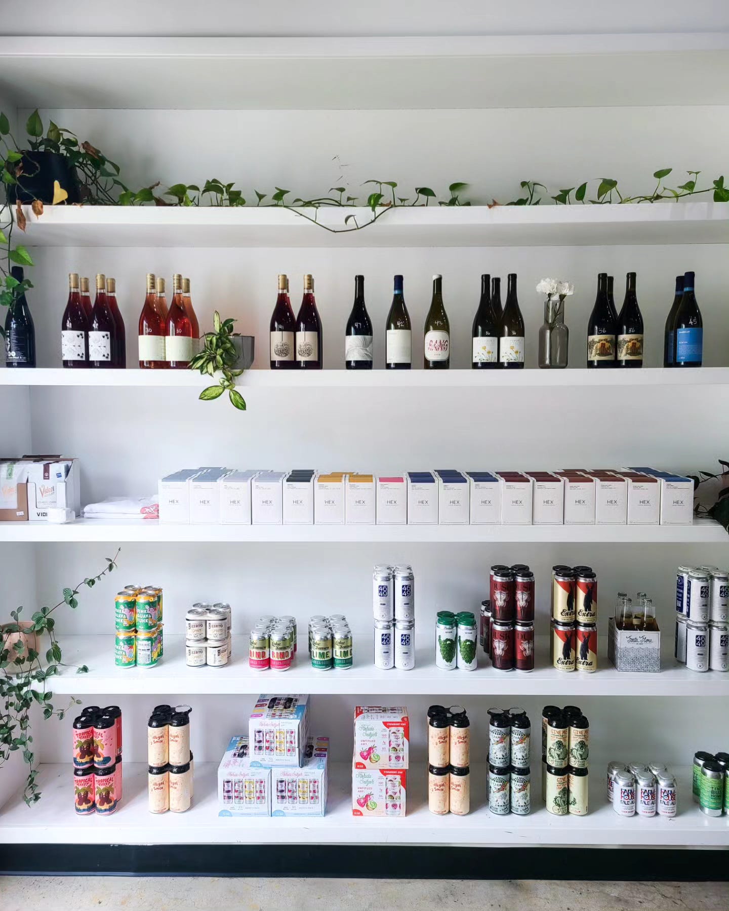 Stable Hand natural wines, Hex Coffee, craft beers