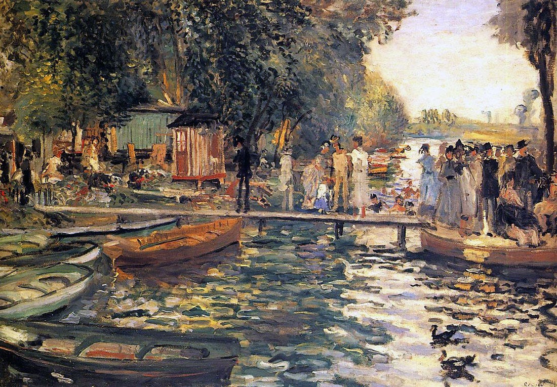 Renoir La Grenouillere plein air