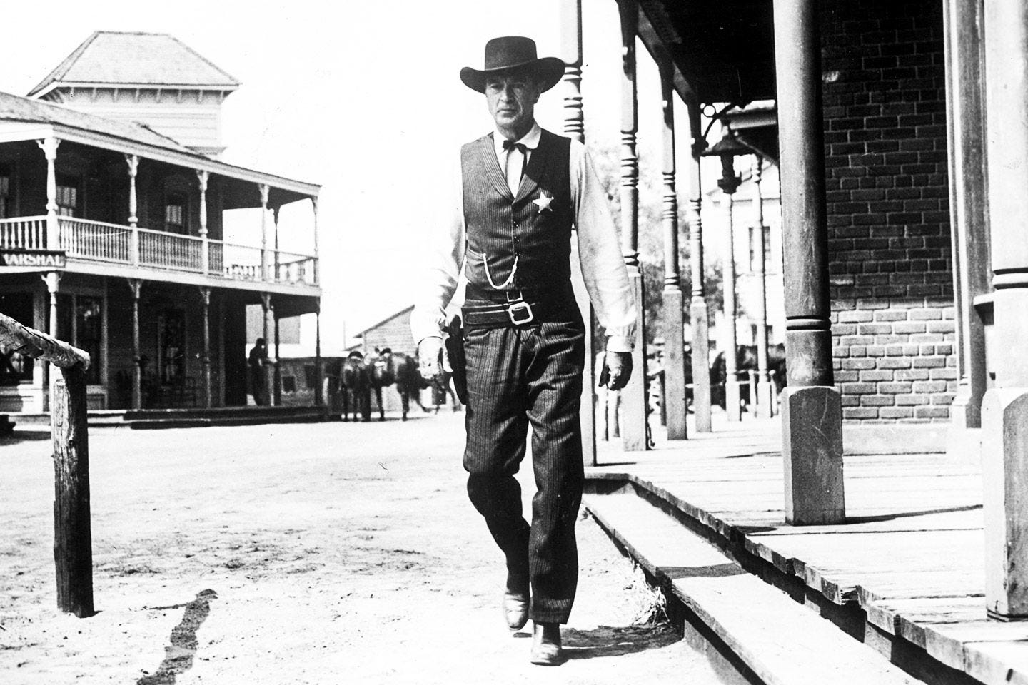 Gary Cooper in High Noon 1952.