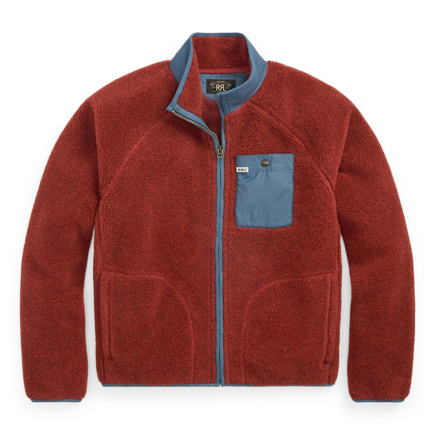 laydown image of High Pile Full Zip Fleece laydown image of High Pile Full Zip Fleece