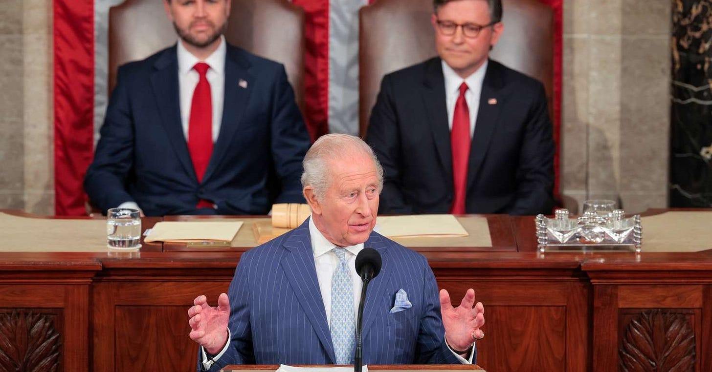 King Charles Addresses WHCD Shooting in Historic Congress Speech