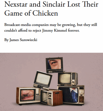 Atlantic: Nexstar and Sinclair Lost Their Game of Chicken