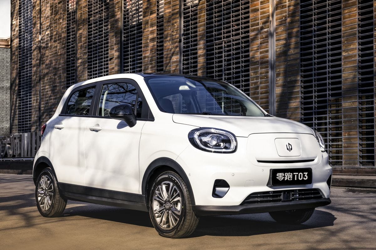 The LeapMotor T03 electric car arrives in Europe - FutureEv