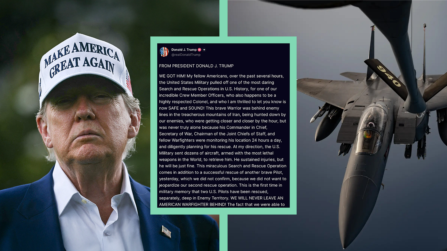 BEHIND ENEMY LINES — Trump and U.S. Military Pull off MIRACULOUS Rescue ...