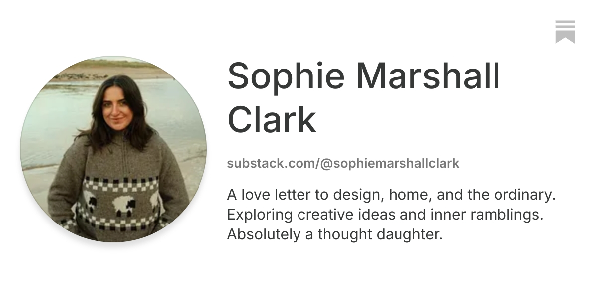 Sophie Marshall Clark | Substack