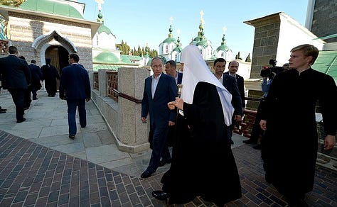 With Patriarch Kirill of Moscow and All Russia