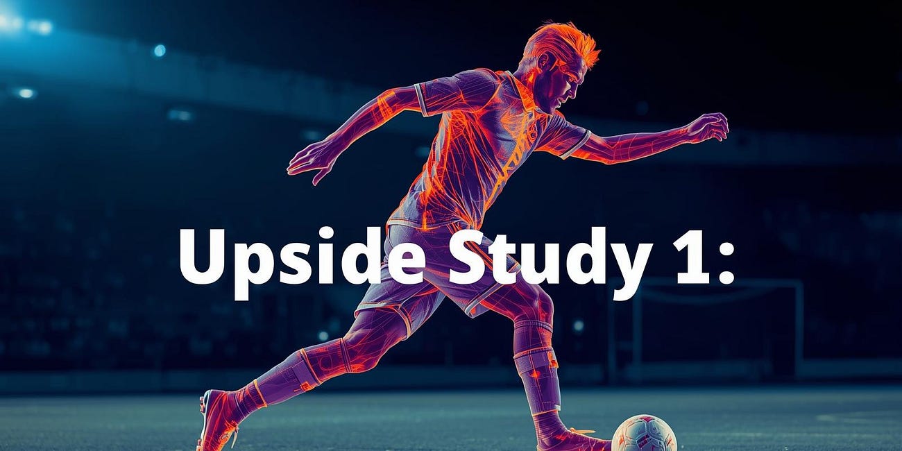📚 Upside Studies: (1) Soccer Study: Load, Temperature, Well-Being Link. (2) Study: VR Assessment in Neurorehabilitation (3) Study: Youth Football Dropout Factors