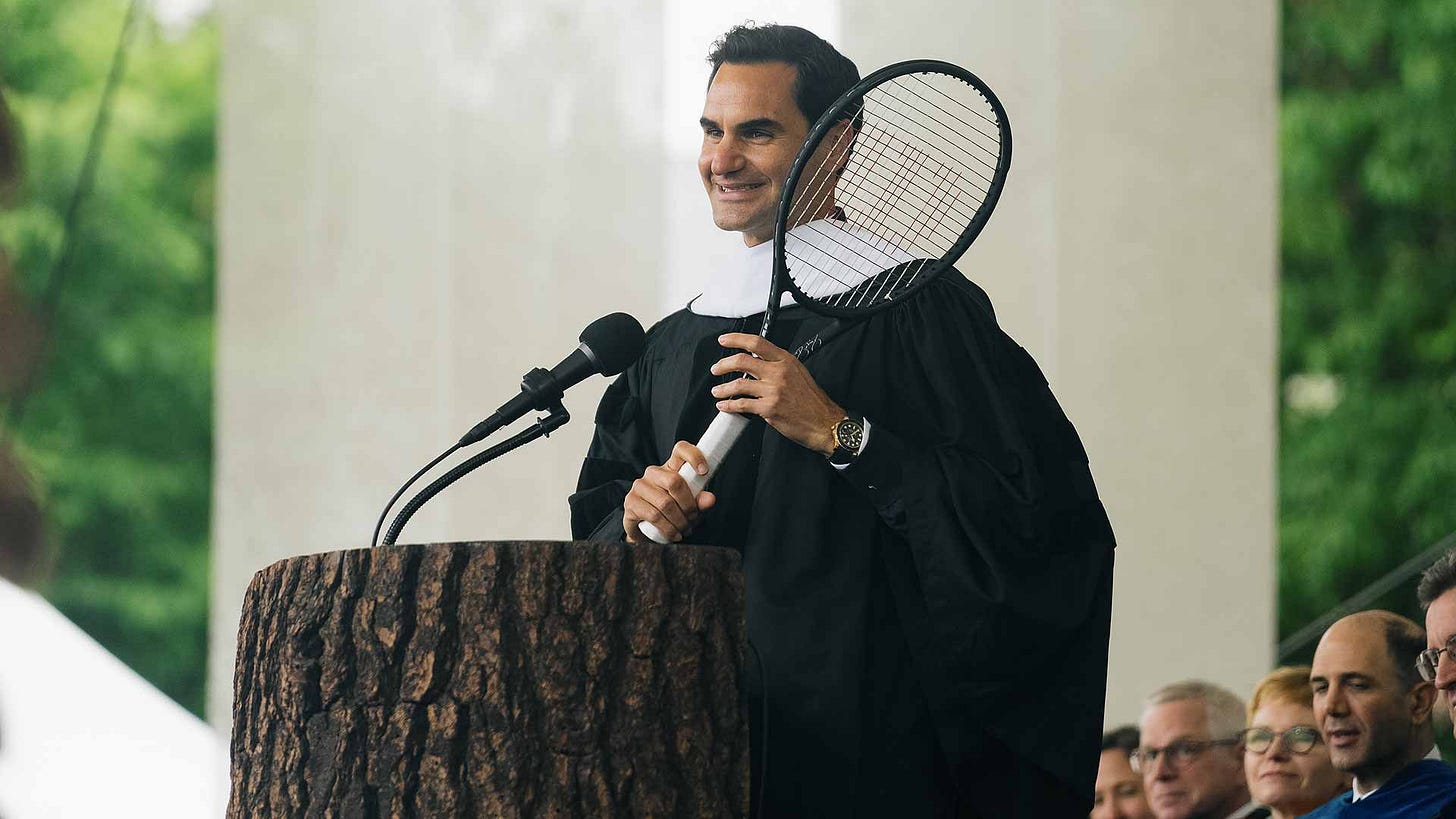 Federer's Dartmouth commencement speech: 'Dr. Roger' explains why 'effortless' is a myth | ATP Tour | Tennis Federer's Dartmouth commencement speech: 'Dr. Roger' explains why 'effortless' is a myth | ATP Tour | Tennis