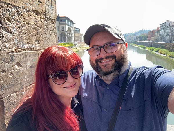 Couple in Florence