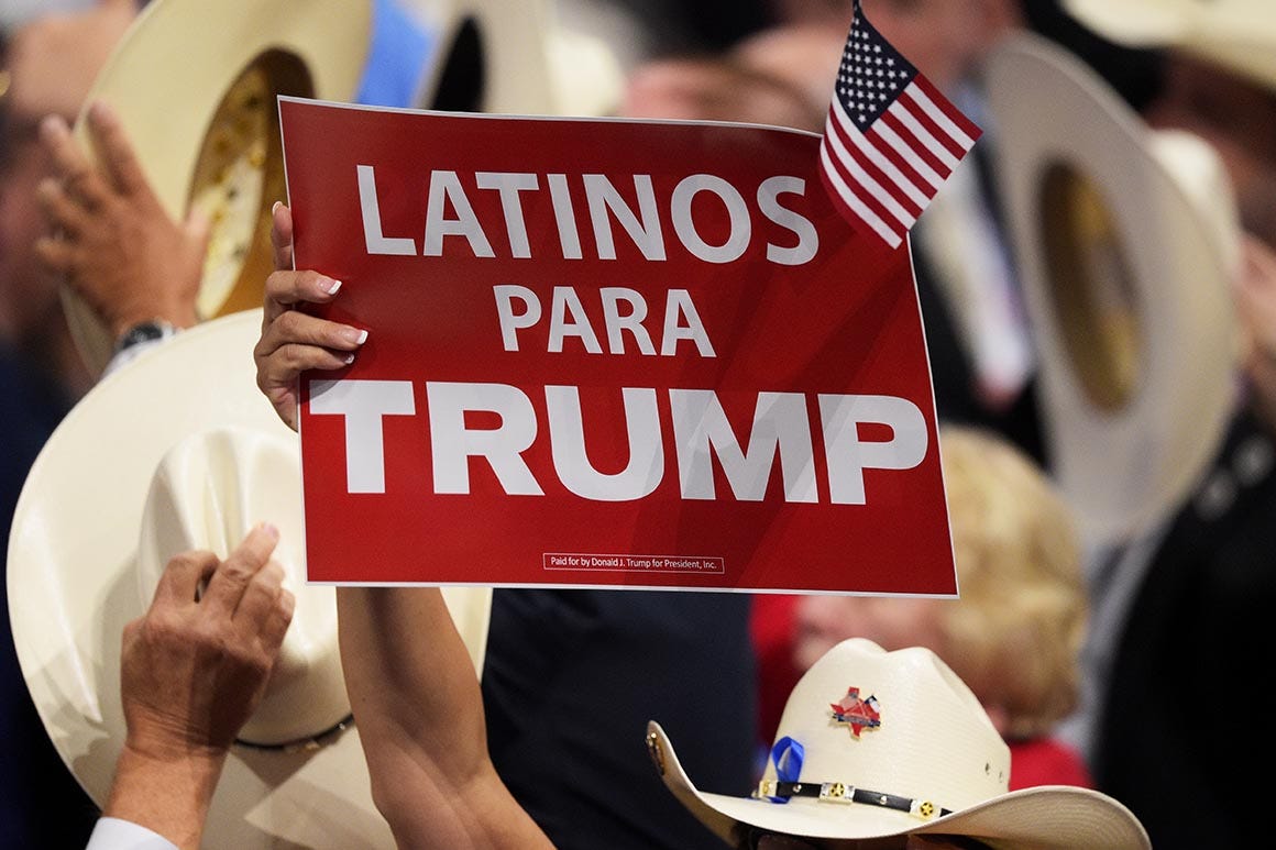 Is Trump really winning over Hispanics? - POLITICO Is Trump really winning over Hispanics? - POLITICO