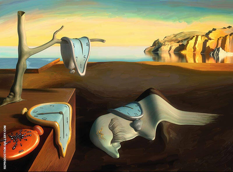 The Persistence of Memory by Salvador Dali | Oil Painting Reproduction