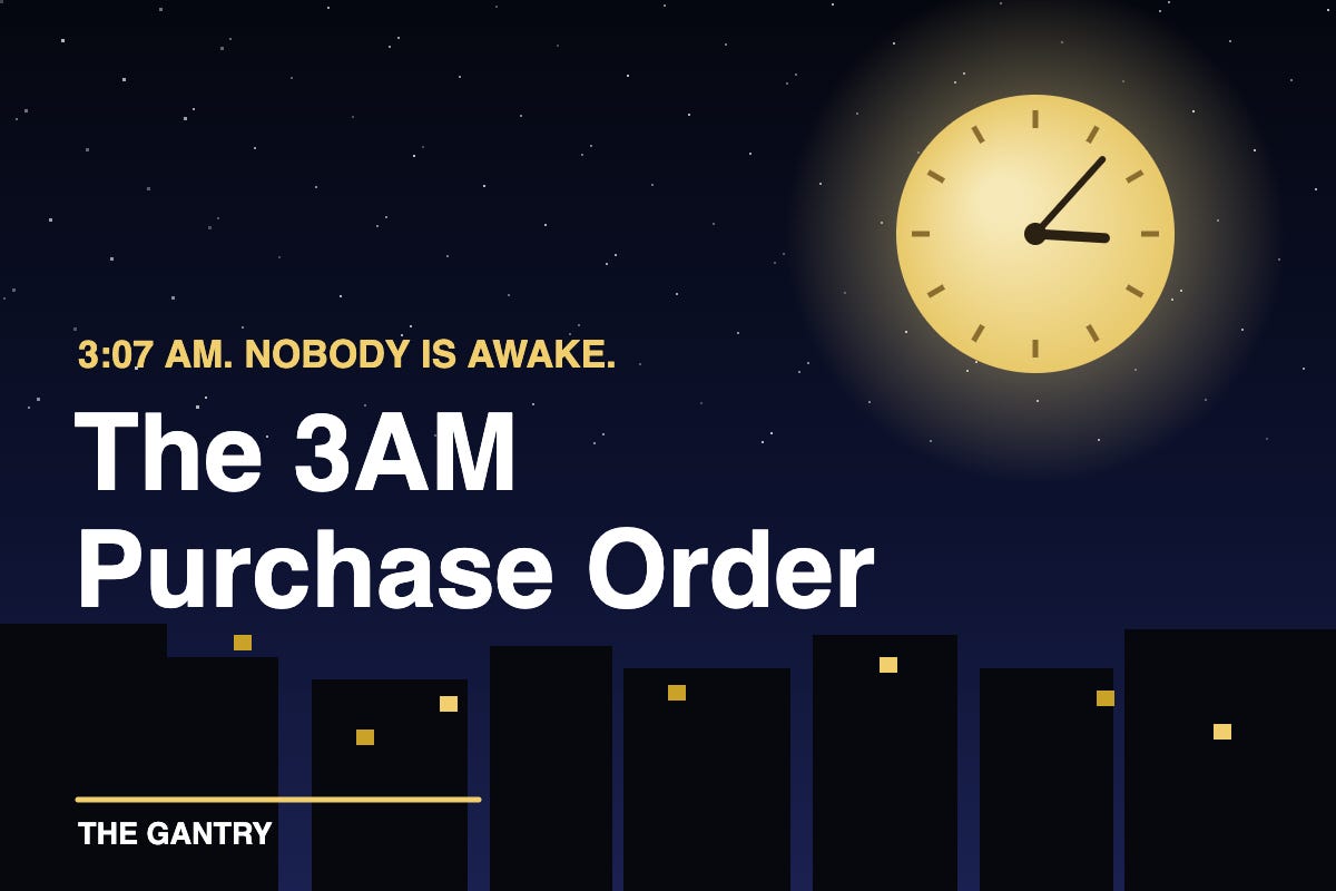 Infographic: The 3AM Purchase Order Infographic: The 3AM Purchase Order