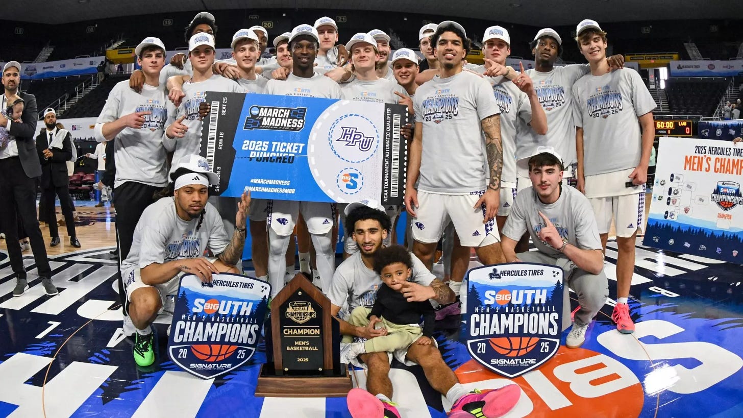Panthers Make History: First-Ever Big South Championship; First-Ever NCAA  Tournament Berth - High Point University Athletics