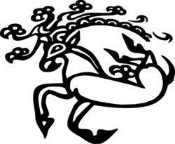 西伯利亚冰雪少女手臂上的纹身图案。[231]