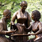 Three Suffragists Walk Into a Park…