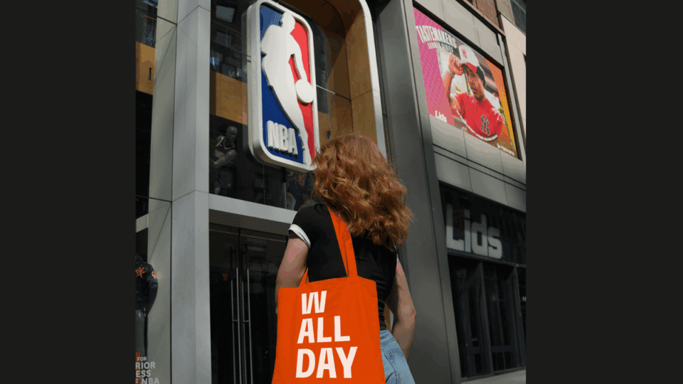 W All Day WNBA takeover at NYC NBA Store. W All Day WNBA takeover at NYC NBA Store.