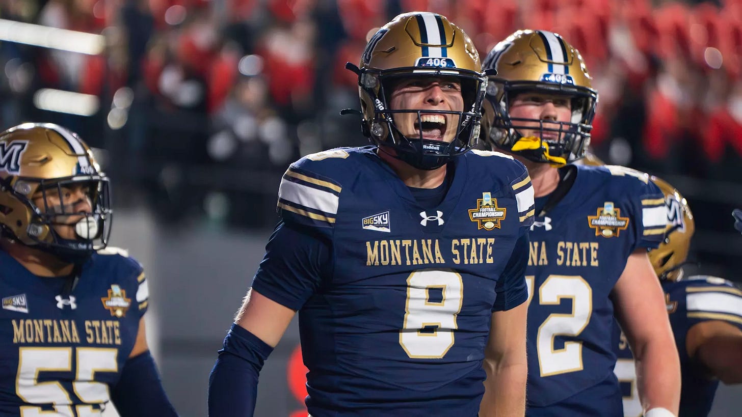 Bobcats Capture First National Title Since 1984 with 35-34 Overtime Victory Over Illinois State - Montana State University Athletics Bobcats Capture First National Title Since 1984 with 35-34 Overtime Victory Over Illinois State - Montana State University Athletics
