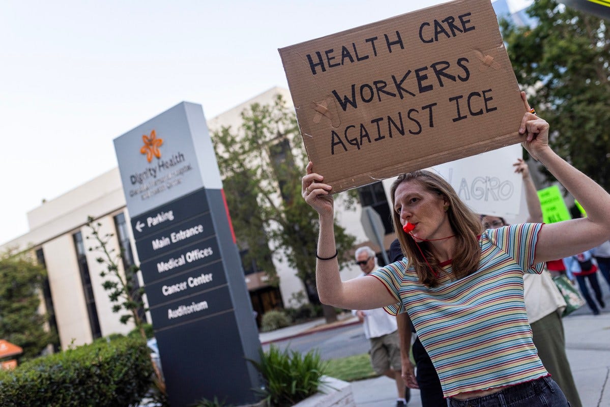 ICE visits startle CA hospitals and patients. Workers want new rules ICE visits startle CA hospitals and patients. Workers want new rules