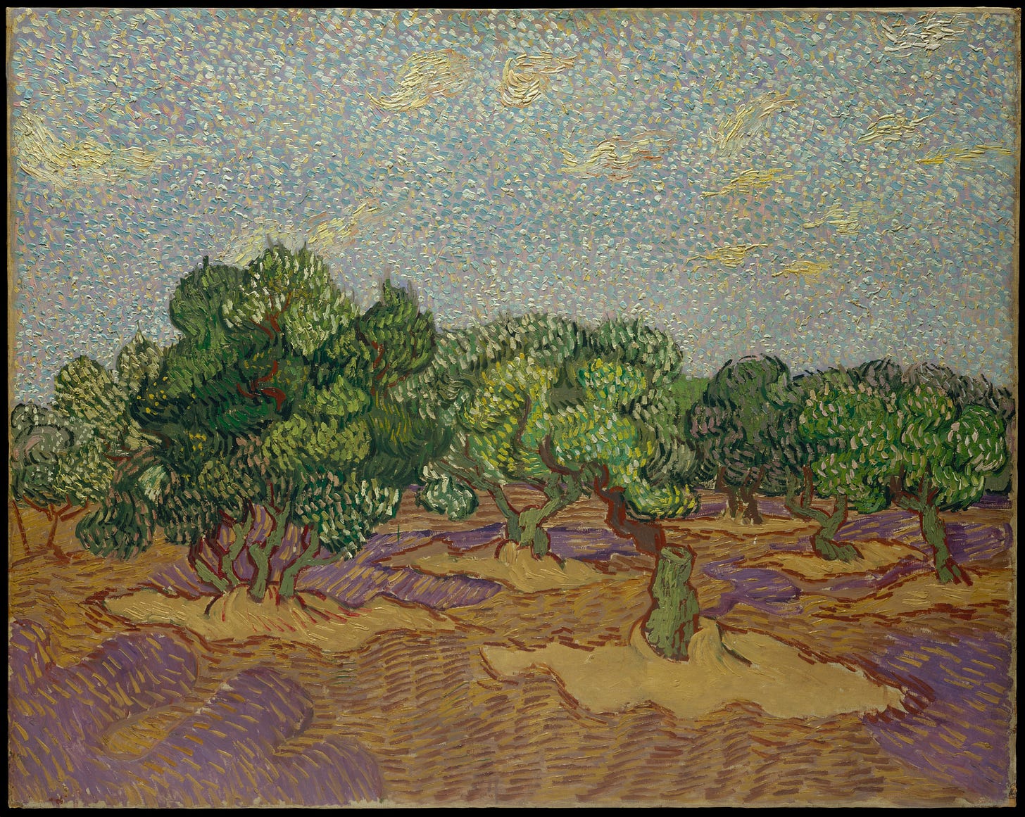 梵谷《Olive Trees》|來源:The Metropolitan Museum of Art(公有領域) 梵谷《Olive Trees》|來源:The Metropolitan Museum of Art(公有領域)