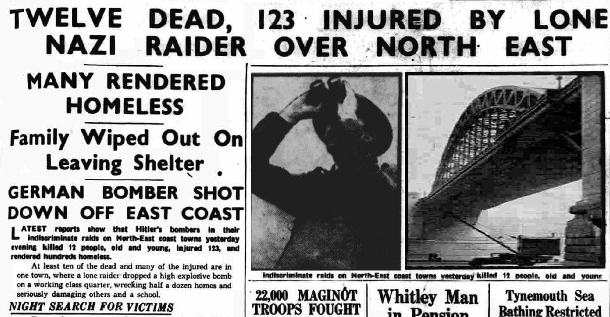 Nazi Raider over North East