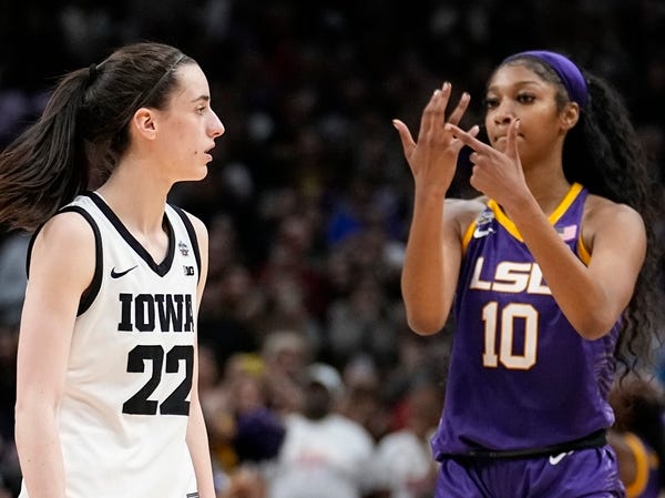 Basketball superstars Caitlin Clark and Angel Reese meet again on Monday |  MPR News