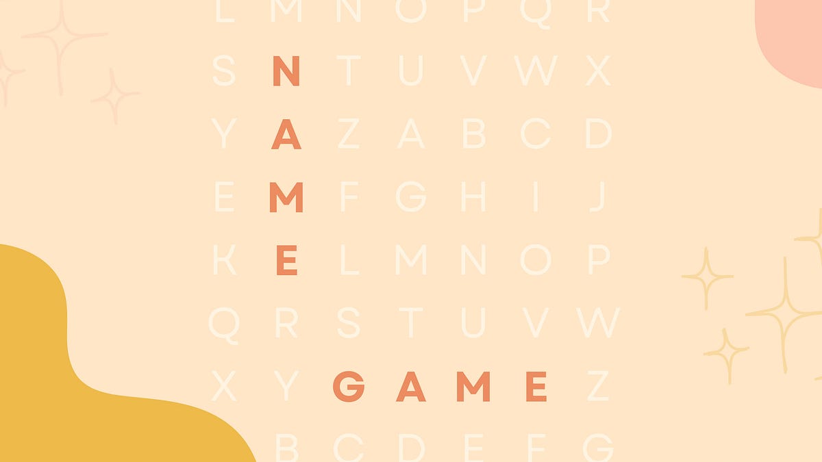 Namesake Game The Name Game