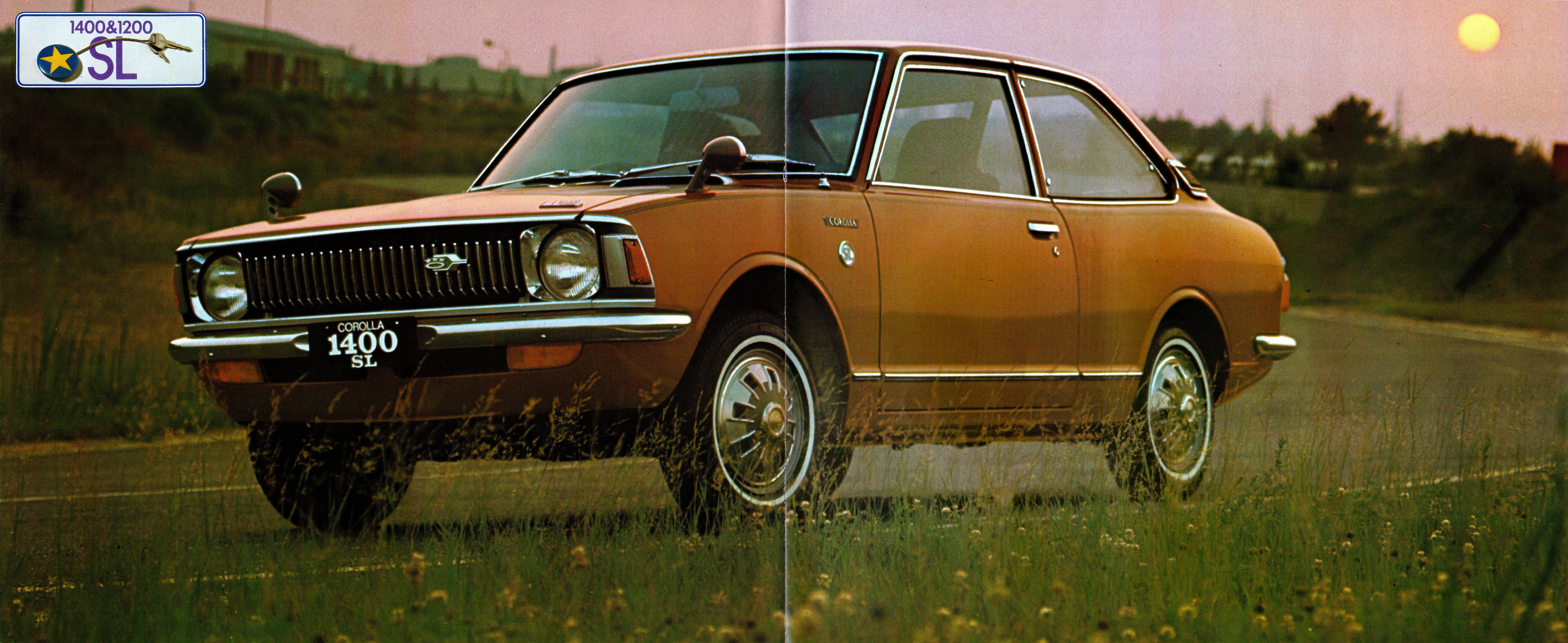 Brochure Scan: JDM 1972 Toyota Corolla 1200 and 1400 Sedans