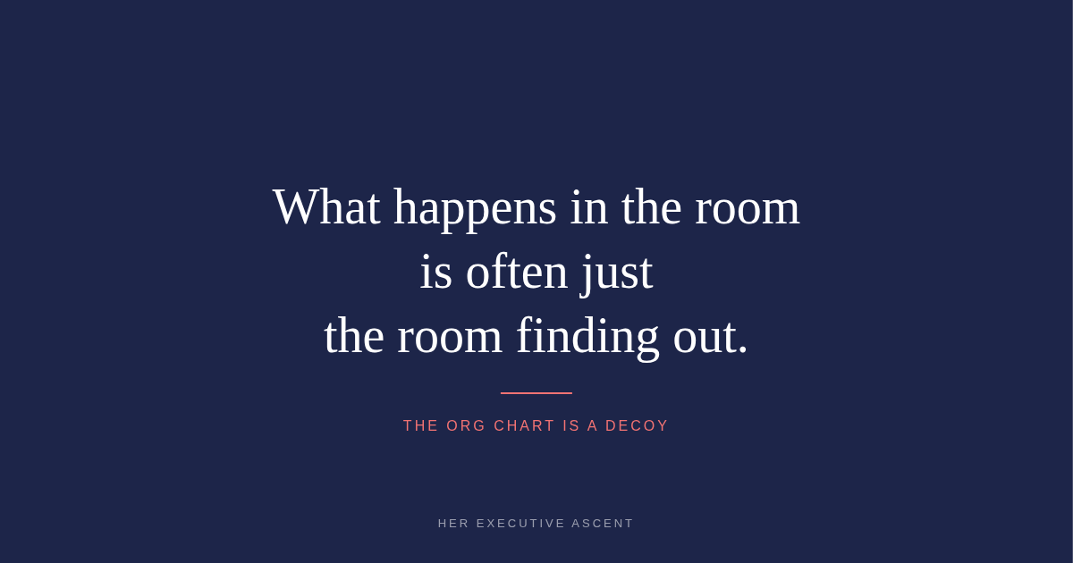 What happens in the room