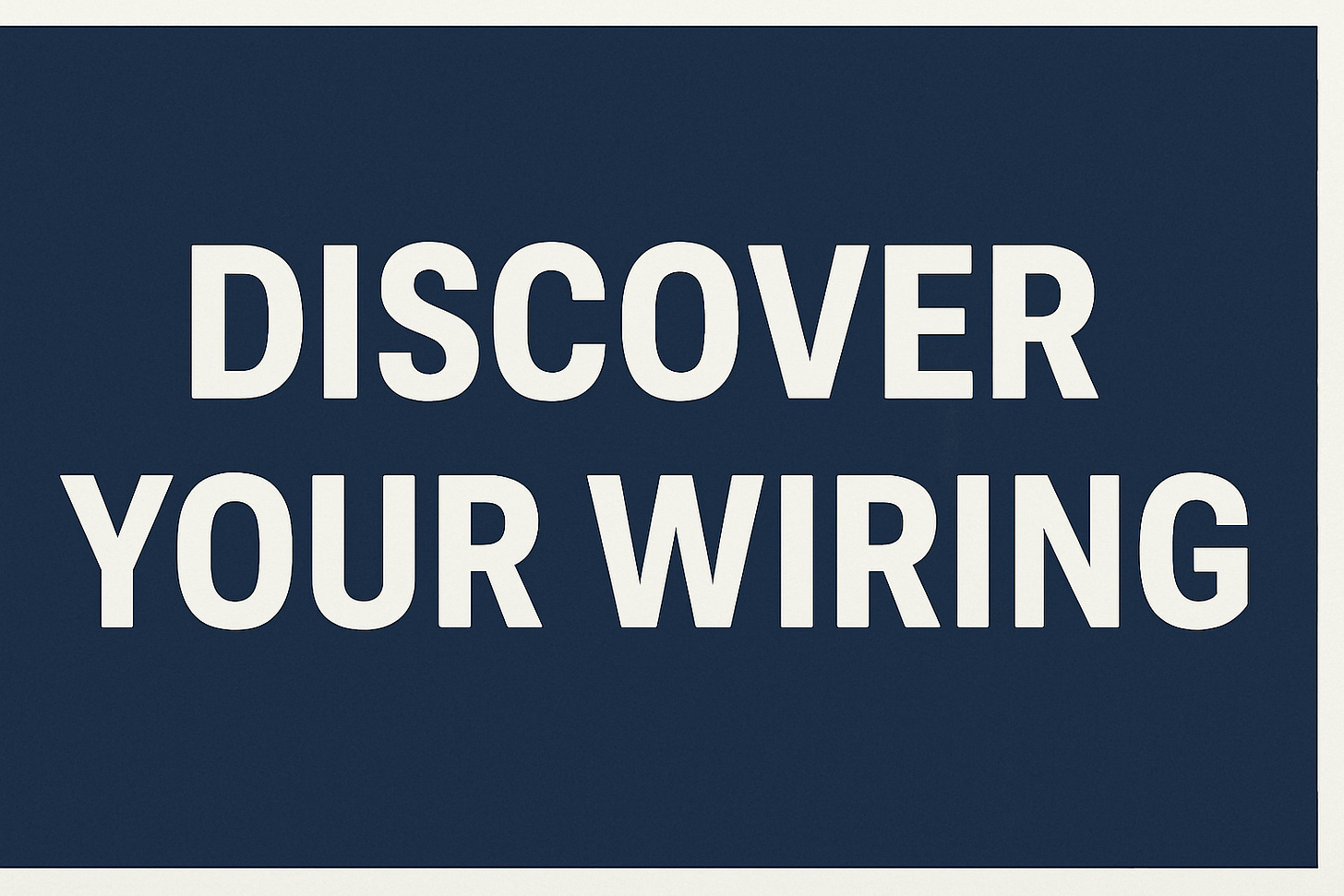 Discover Your Wiring banner promoting the Zorakle SpotOn assessment for identifying personal business and franchise fit. Discover Your Wiring banner promoting the Zorakle SpotOn assessment for identifying personal business and franchise fit.