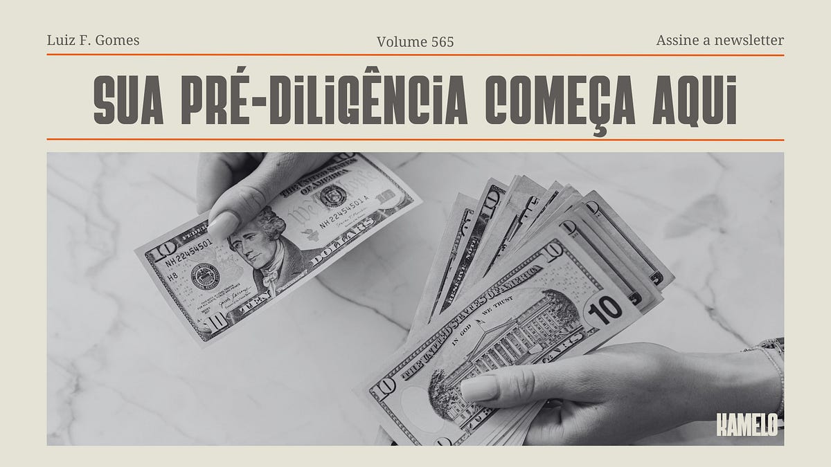 Pré-diligência: processo que define sua próxima rodada