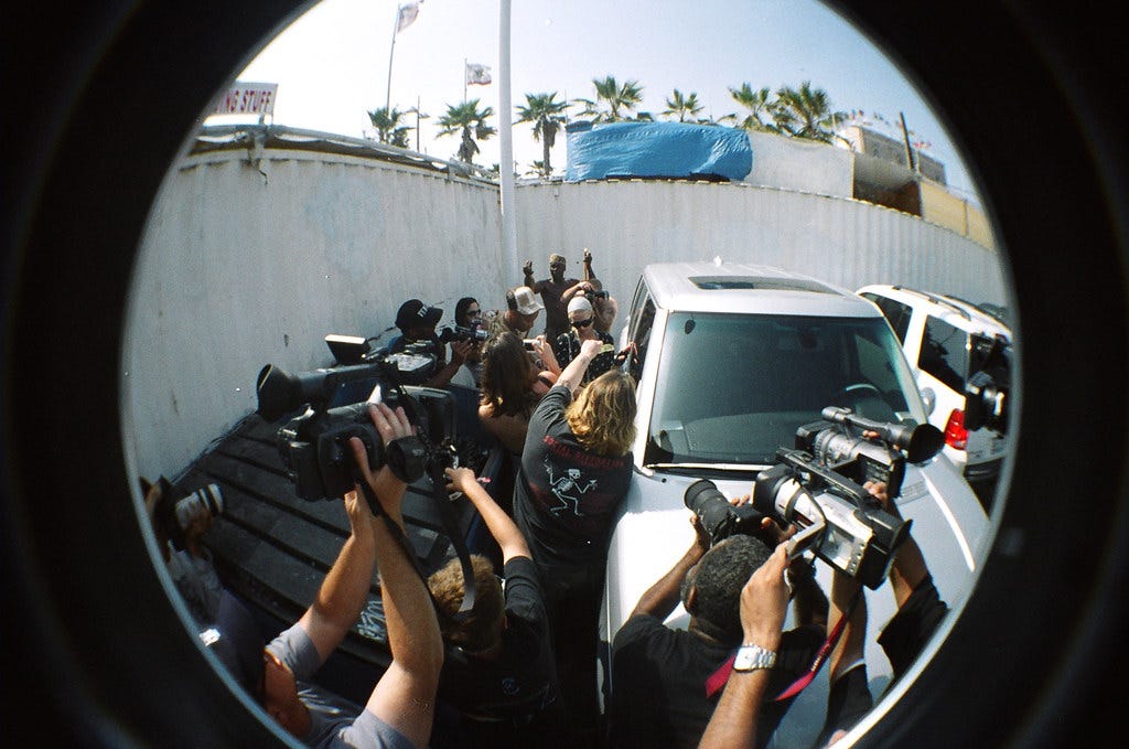 Paris Hilton and the paparazzi