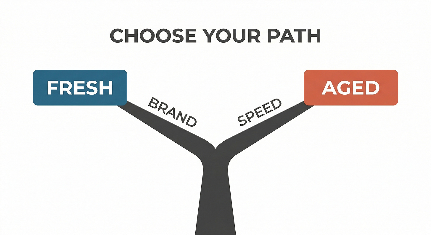 Choose your path: brand or speed