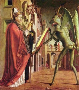devil satan saint