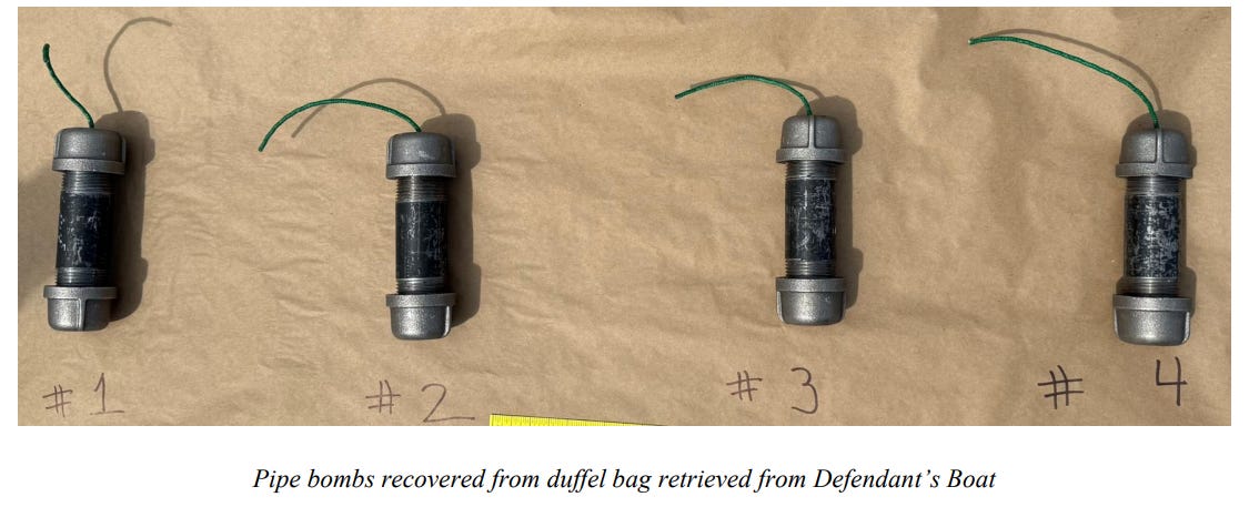(Image from US Attorney’s Detention Memorandum)