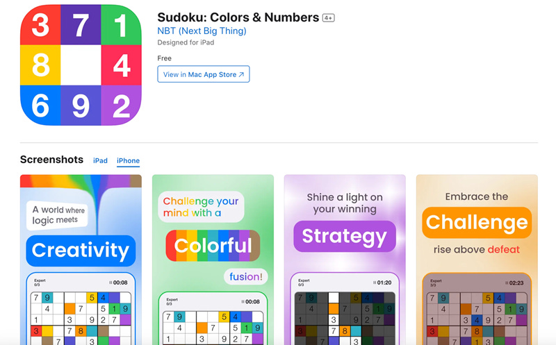 NBT Sudoku Game NBT Sudoku Game