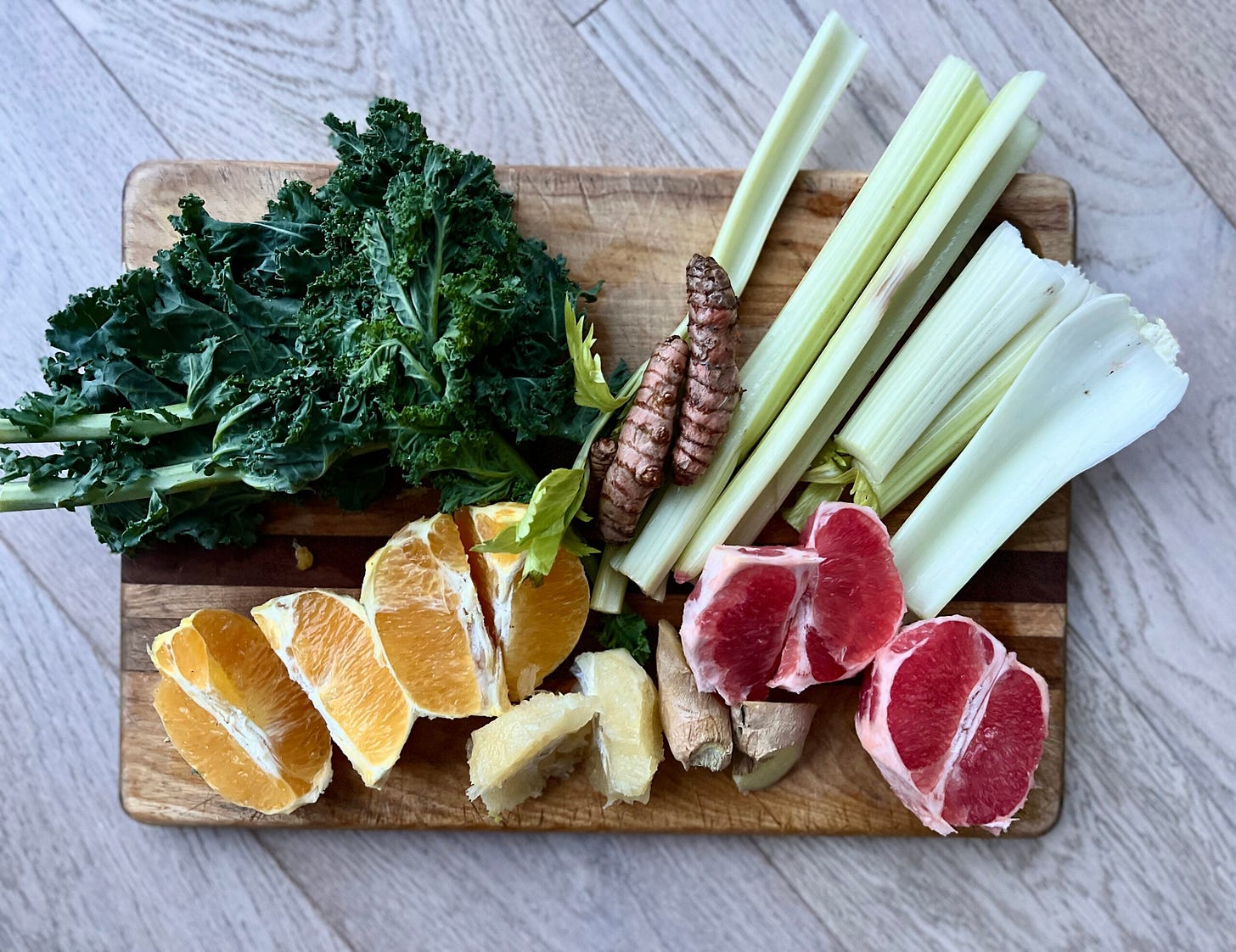 fresh juicing ingredients