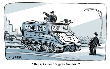 Cartoon of a cartoon of a police tank and a person standing next to a police officer

AI-generated content may be incorrect.