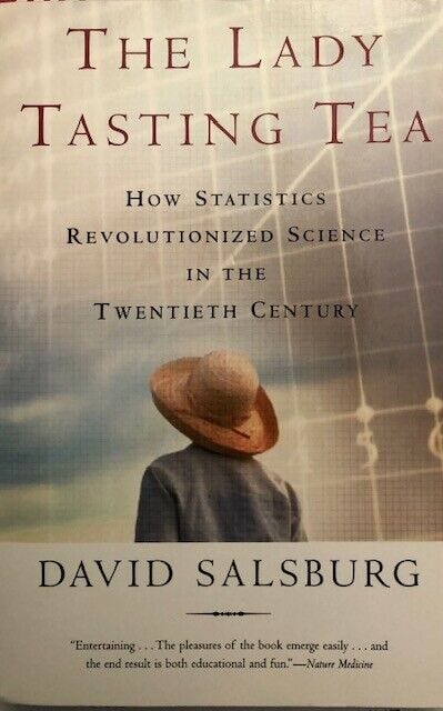 THE LADY TASTING TEA ~ DAVID SALSBURG ~ SOFT COVER ~ NEW