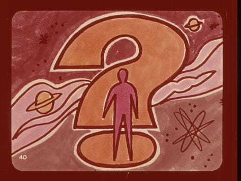 A series of gorgeous illustrations from the 1968 “Drug Abuse: Glue-Sniffing and Pills”