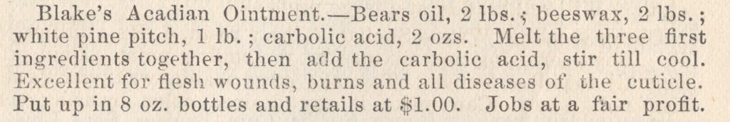 Ointment formula