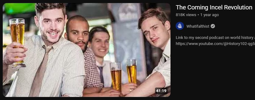 Whatifalthist incel revolution video