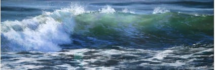 A wave in the ocean

Description automatically generated