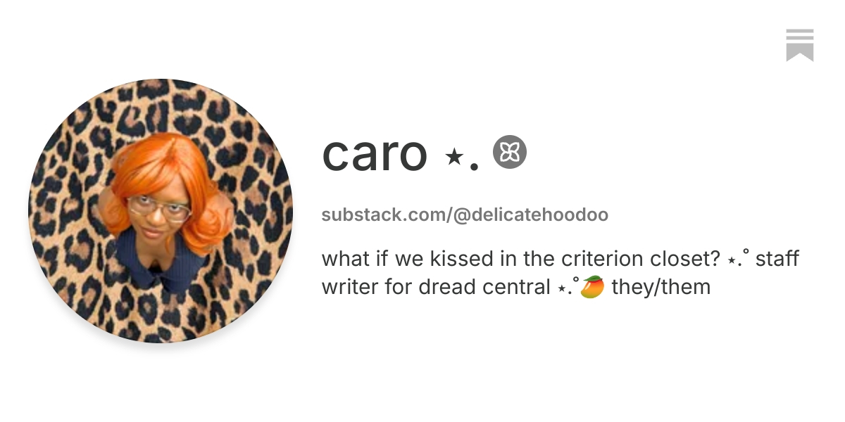 caro ⋆. | Substack