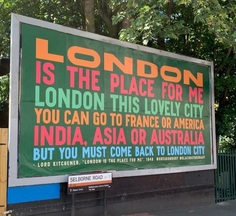 London Is The Place For Me A3 Poster