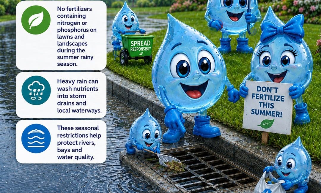 Summer Fertilizer Restrictions Take Effect June 1 Across Manatee County