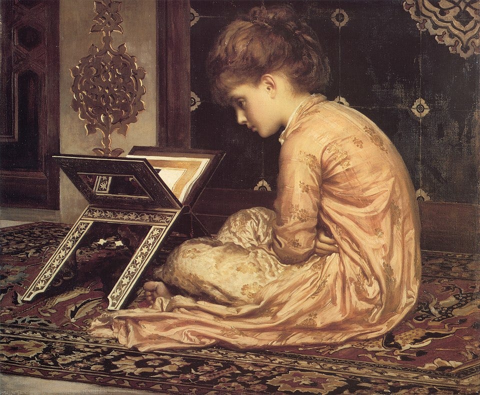 File:Study at a Reading Desk - Frederic Leighton (1877).jpg
