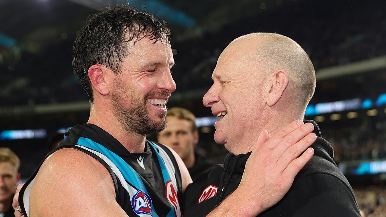 Port Adelaide farewell Boak, Hinkley with win over Suns at Adelaide Oval | The Advertiser Port Adelaide farewell Boak, Hinkley with win over Suns at Adelaide Oval | The Advertiser