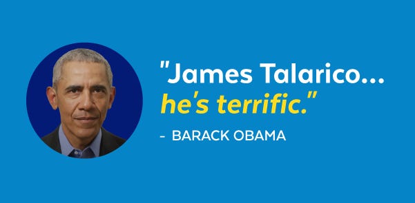 "James Talarico... he's terrific." - Barack Obama