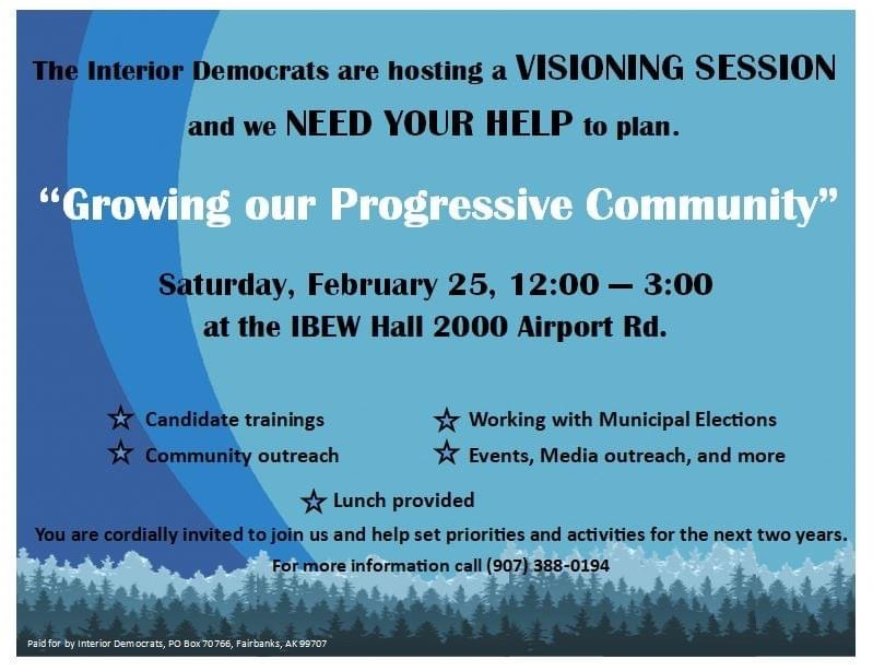 Interior Dems Visioning Session